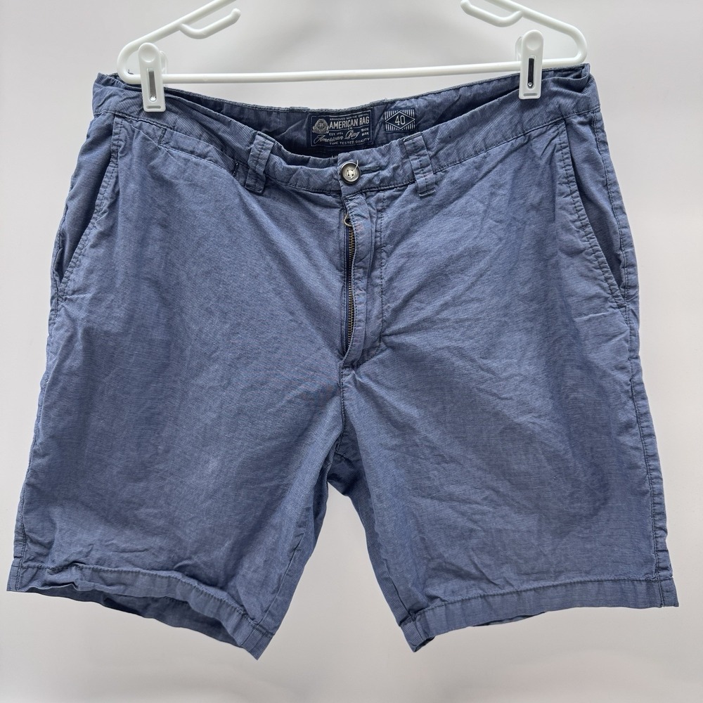 American Rag Cie Men's Slim Fit Chino Shorts Size 40 Blue